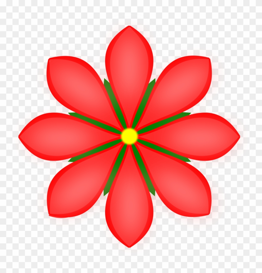 Petal Clipart Red Flower - Modanisa Com Logo #7526