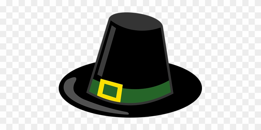 Pilgrim Hat Black Thanksgiving Hat Thanksg - Pilgrim Hat Png #7520
