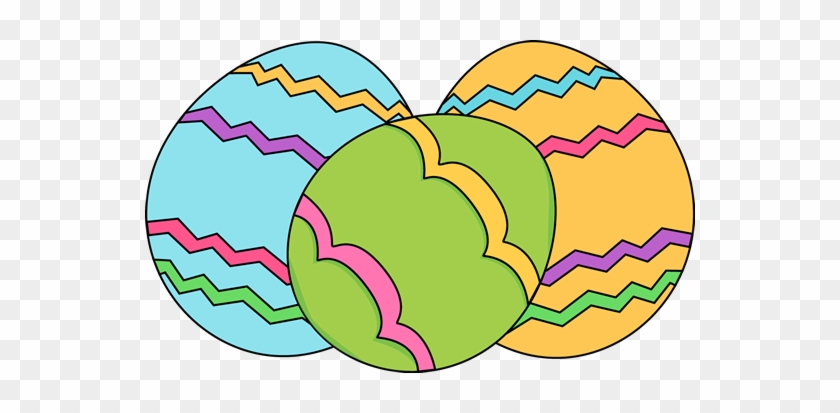 Three Easter Eggs - Easter Clip Art Free #787