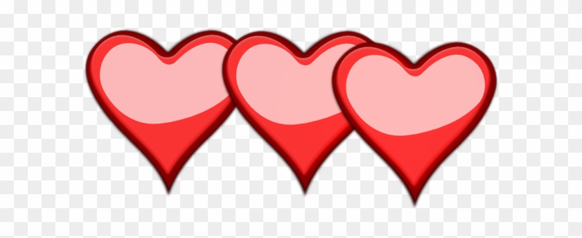 3 Hearts Clipart - 3 Hearts Clipart #7565