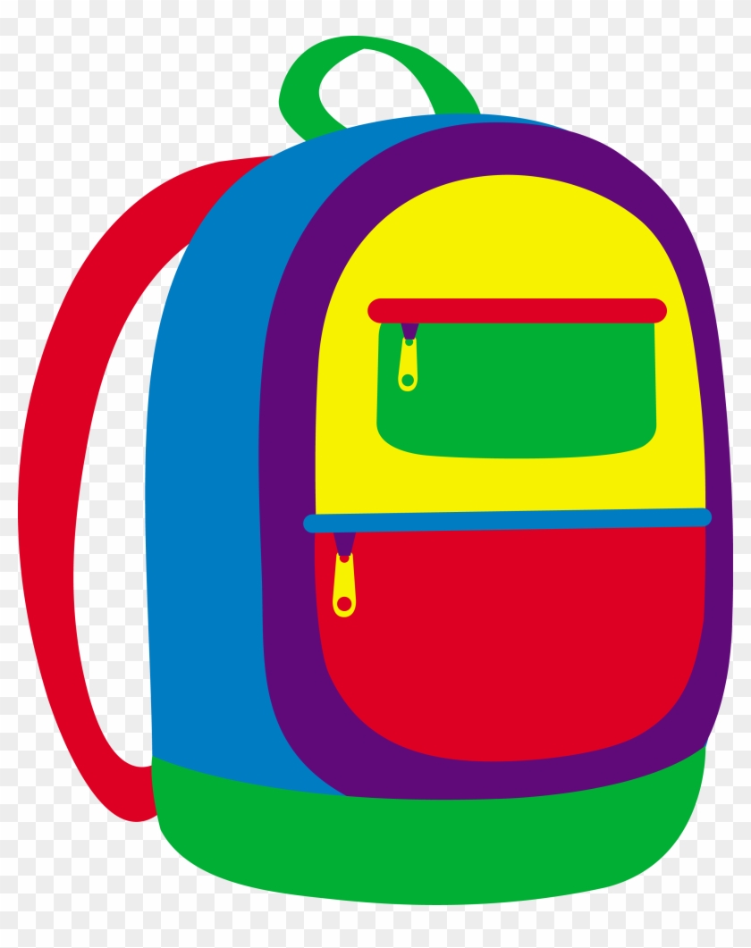 Download Clipart Homework Backpack - School Bag Clipart Png PNG Image with  No Background - PNGkey.com