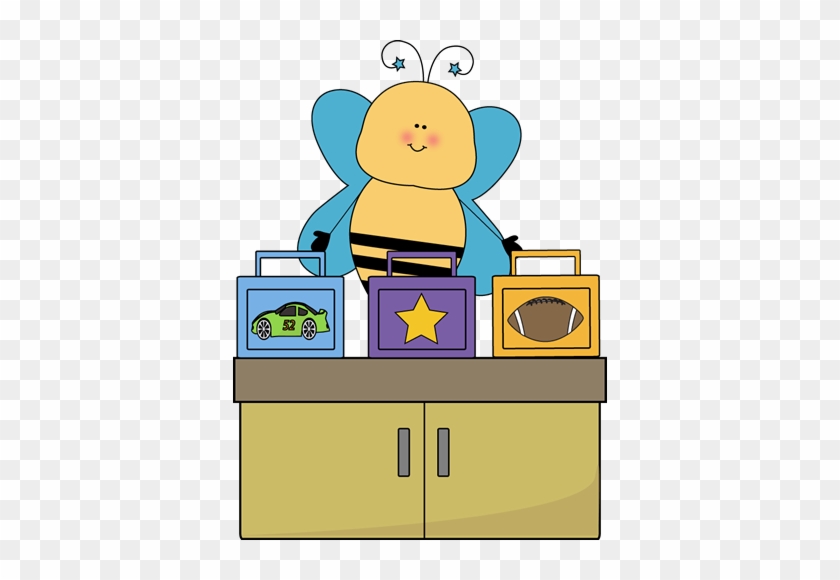 Bee Lunch Box Monitor Clip Art - Bee Classroom Jobs Clipart #7604
