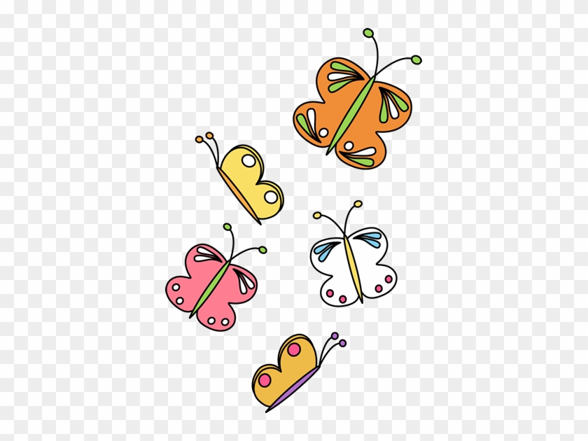 Flying Butterflies - Flying Butterflies Clip Art #7665