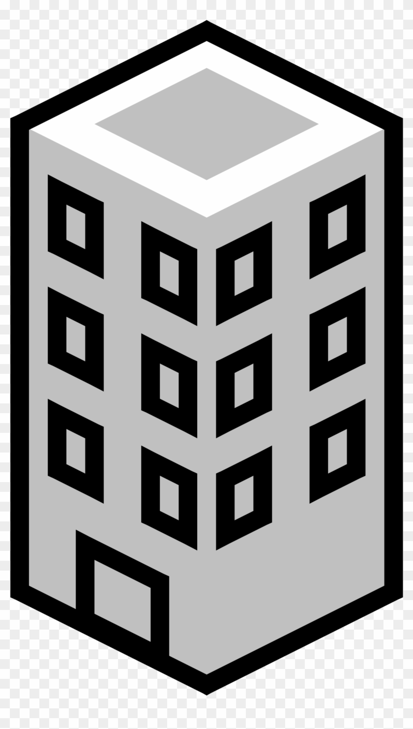 Office Building Gray Clip Art - Department Clipart #763