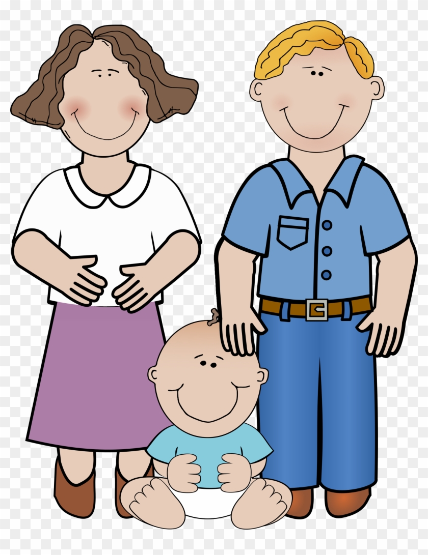 Family With Baby Clipart #7700