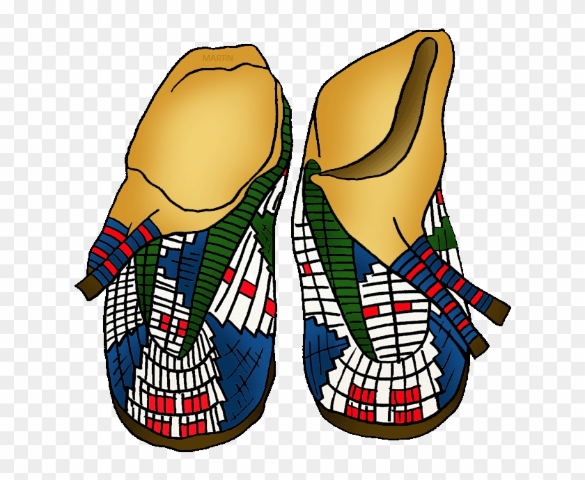 Plains Moccasins - Native Americans Arts & Crafts #7733