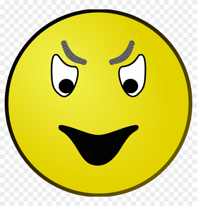 Evil Face Clipart - Evil Face Clipart #7783