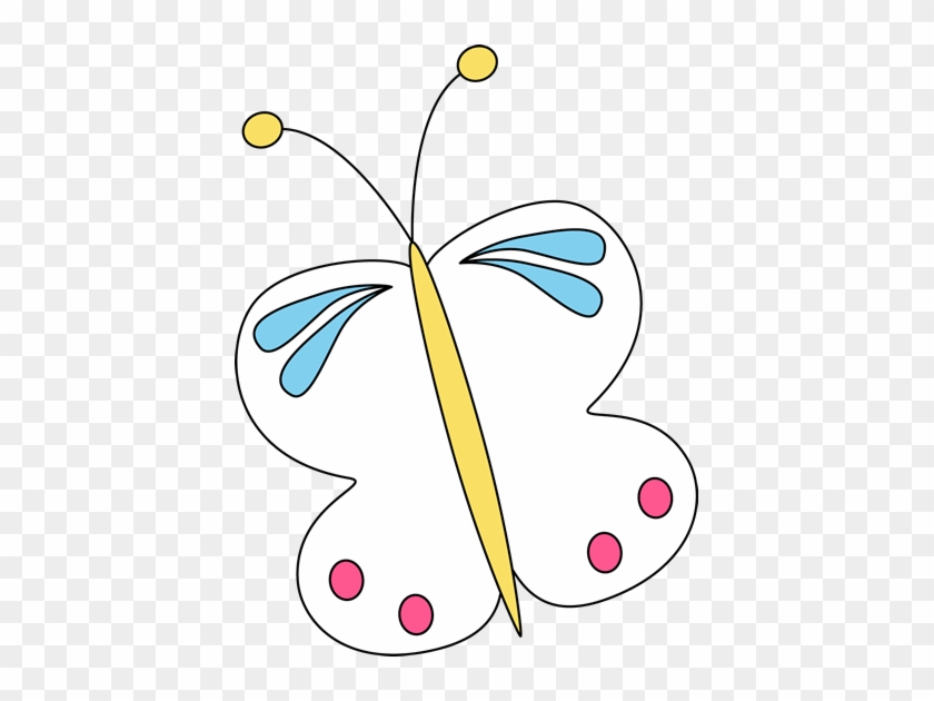 White Butterfly - Clip Art #7795