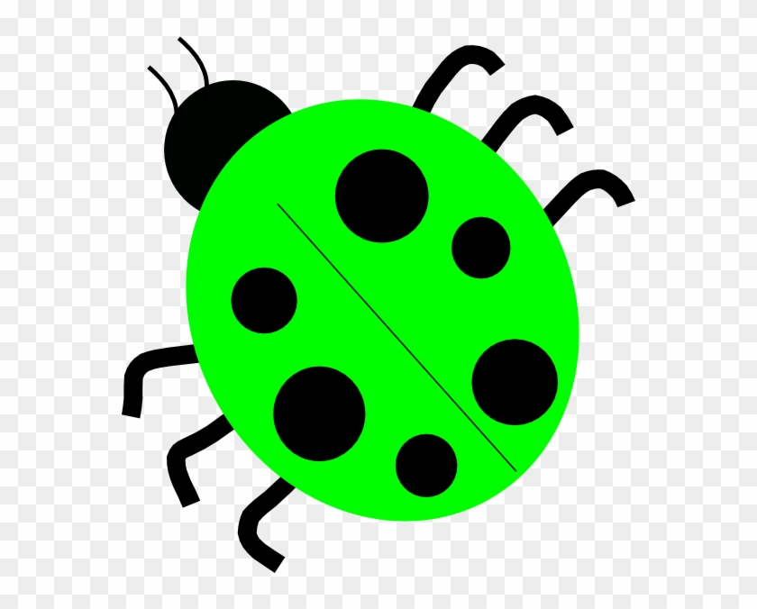 Green Ladybugs Clip Art - Ladybug Black And White #7885