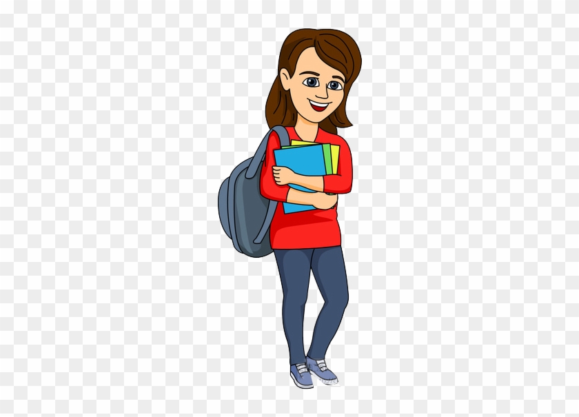 Female College Student Clipart - College Student Clip Art #7914