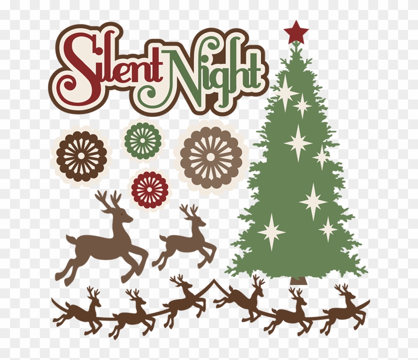 Silent Night Svg Cutting Files Christmas Svg Cuts Christmas - Christmas Day #8073