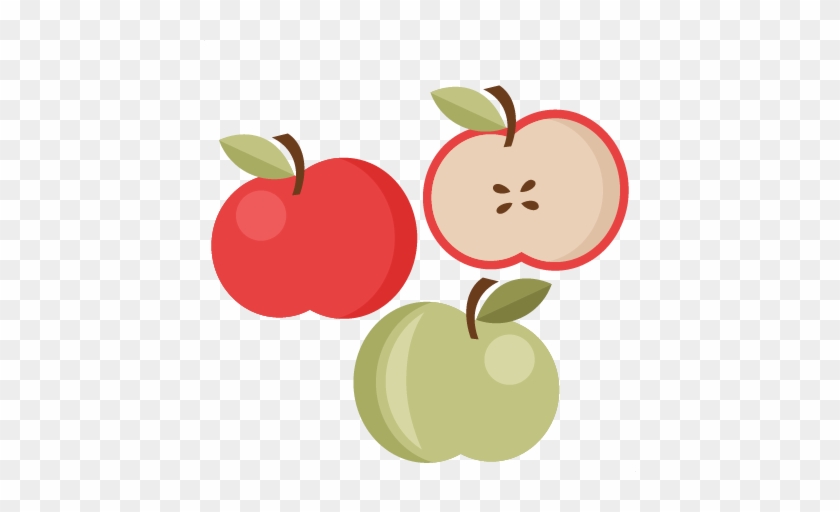 Apple Set Svg Cutting Files Apple Svg Cut File Cute - Miss Kate Cute Apple Set Clipart #8115