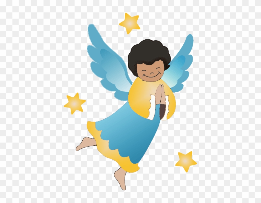 African American Religious Christmas Clipart - Angel Clipart Png #828