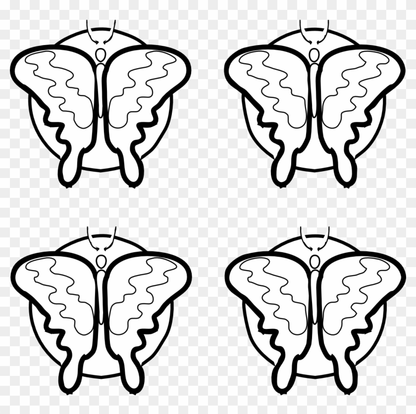 Other Popular Clip Arts - 4 Butterfly Clipart Black And White #8126