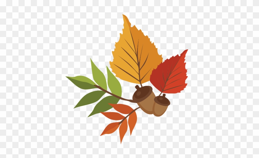 Autumn Leaves Svg Scrapbook Cut File Cute Clipart Files - Cute Fall Leaves #8146