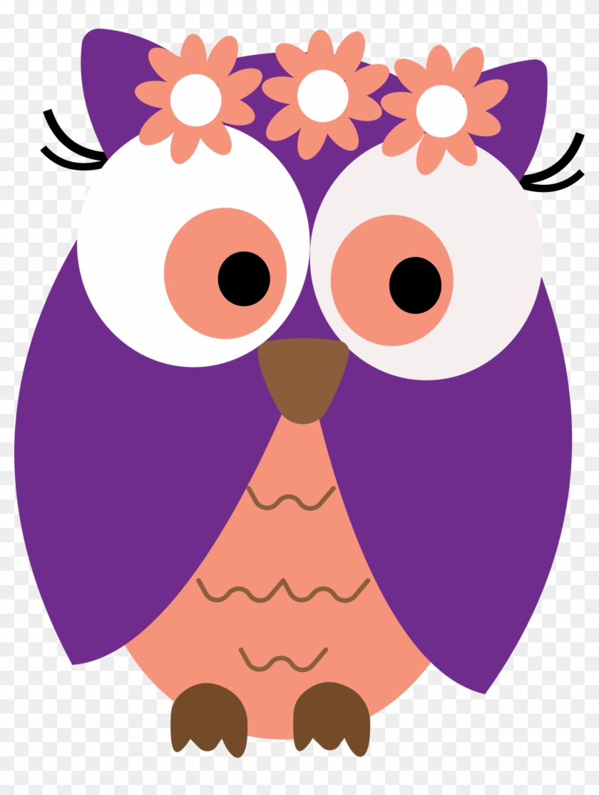 Ch B *✿* Graduation Owls Owl Card Clipart Free Clip - Flower Owl Clipart #8194