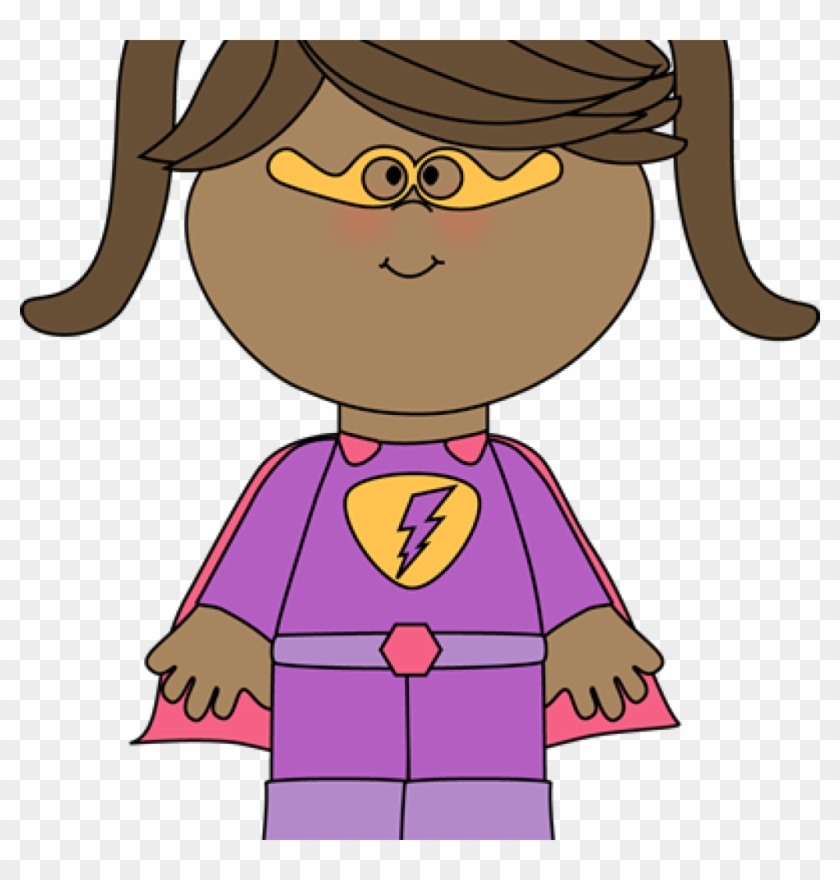 Superhero Kids Clipart Superhero Clip Art Superhero - Clipart Girl #8228