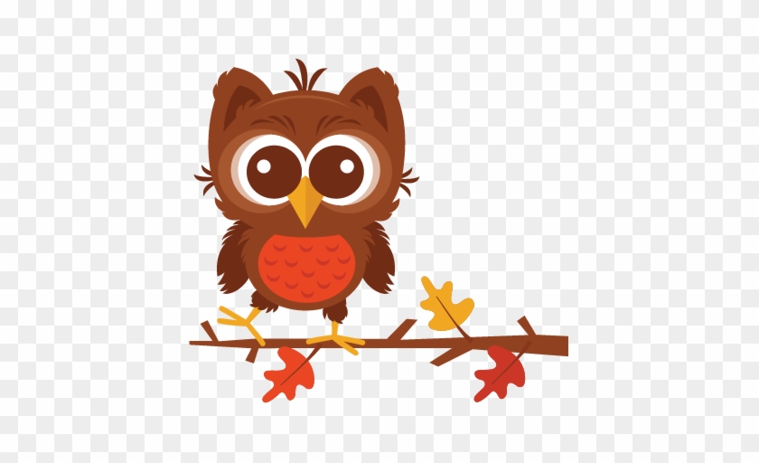 Fall Owl Svg Scrapbook Cut File Cute Clipart Files - Scalable Vector Graphics #8251