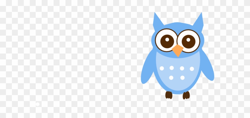 Cute Blue Owls #8277