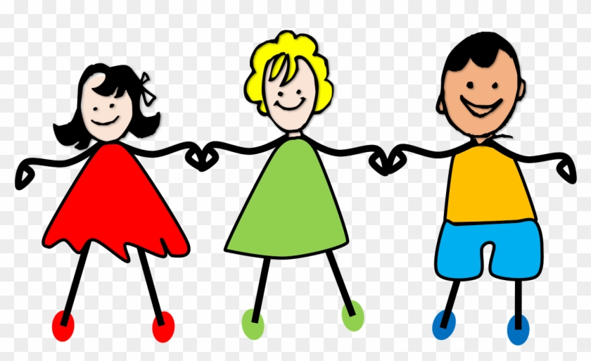 Kids Holding Hands Clip Art - Kids Holding Hands Clip Art #8288