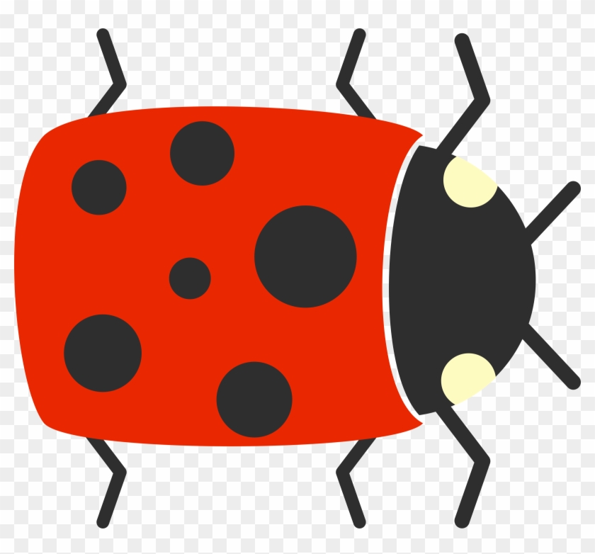 Free To Use & Public Domain Ladybug Clip Art - Simple Cartoon #8331