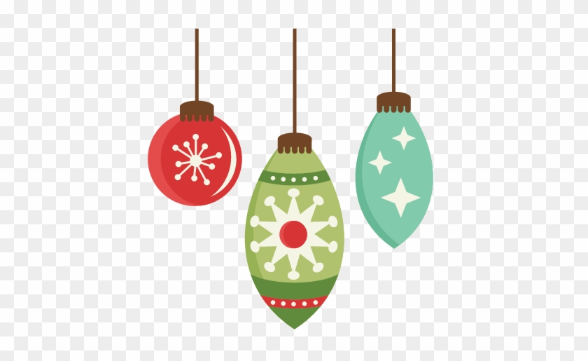 Orange Clipart Christmas Ornaments - Christmas Ornament Png #8342