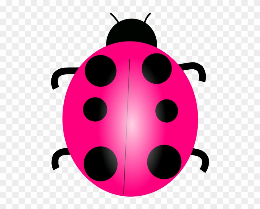 Pink Ladybug Clip Art At Clker Com Vector Clip Art - Pink Lady Bug Clip Art #8356