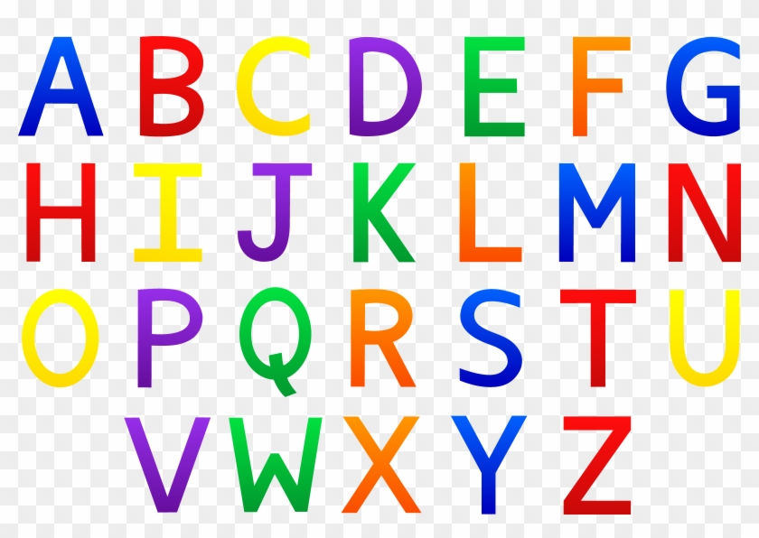 Alphabet Clipart For Kids - Many Letters In Alphabet #8385