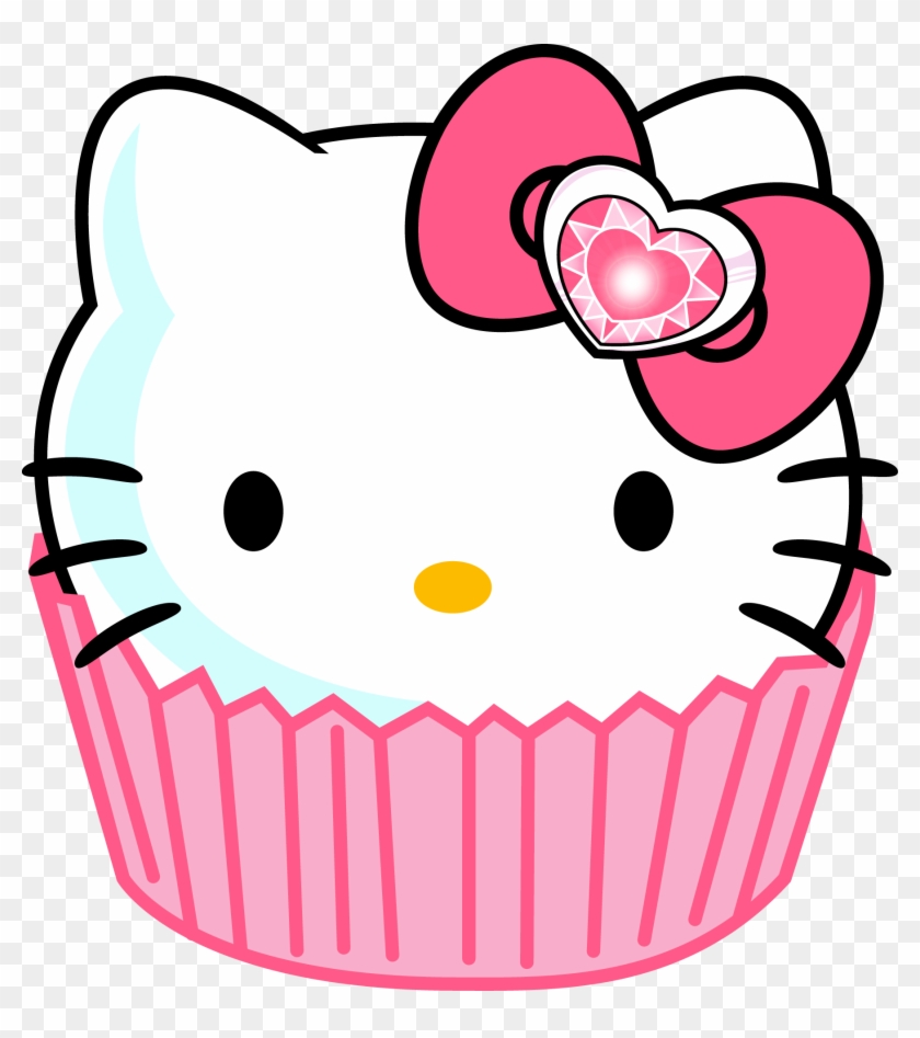 Hello Kitty Cupcakes Clipart - Hello Kitty Clipart #8365