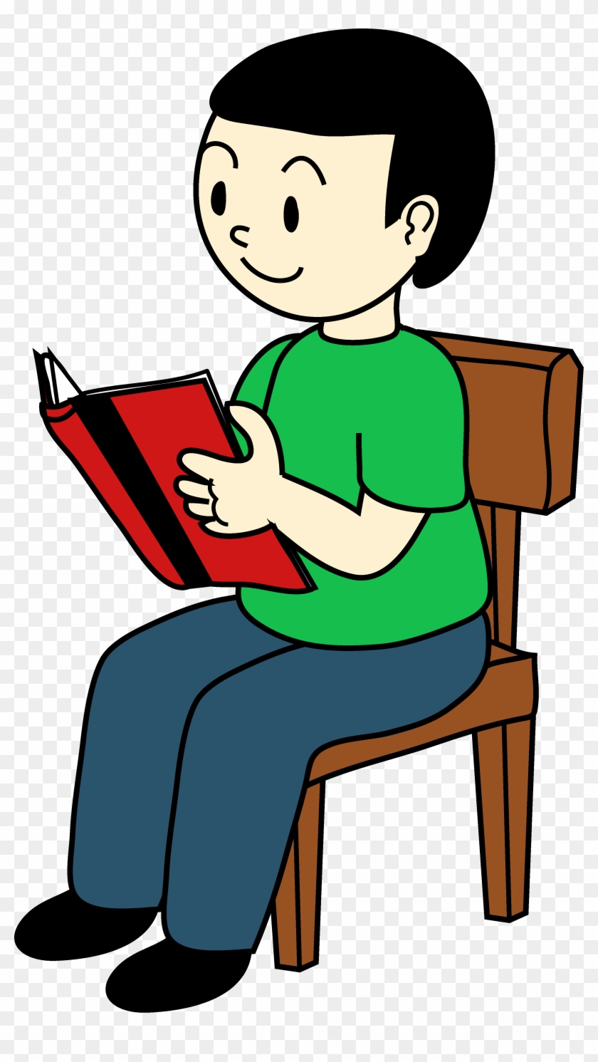 Chair Clipart For Kid - Sat On A Chair #8414