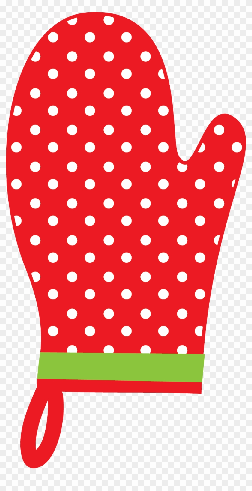 Christmas Oven Mitt Clip Art - Pot Holder Clip Art #8451