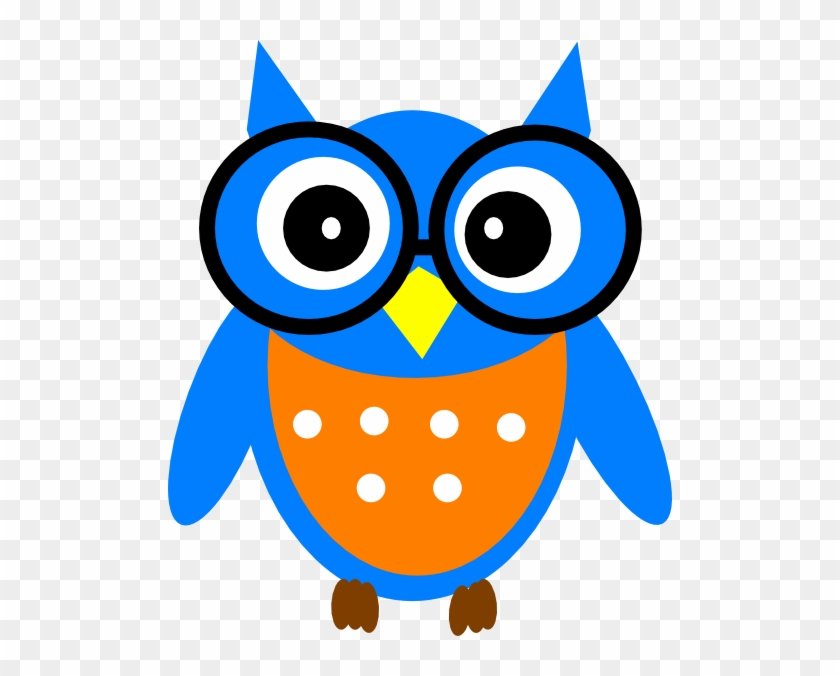 Wise Owl Clipart Free Clip Art Images - Cartoon Owl With Glasses #8538