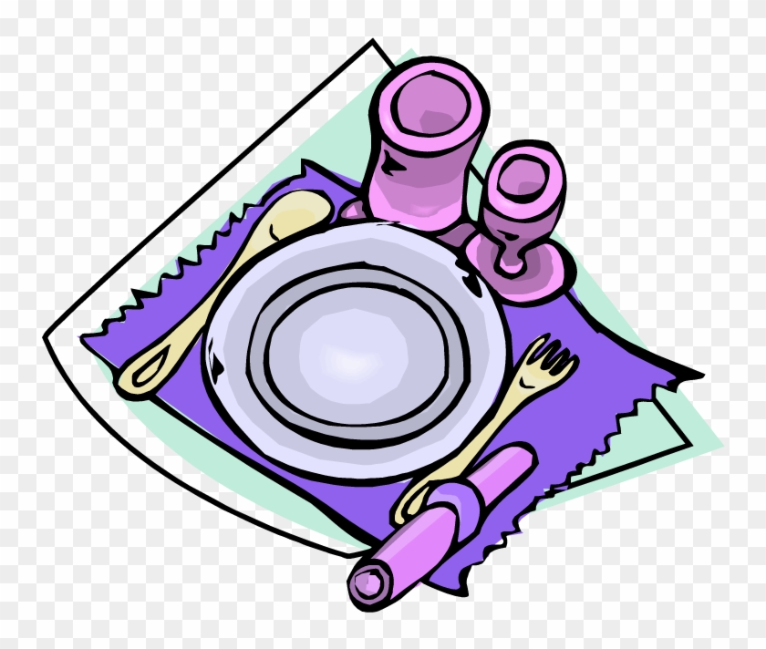 Clip Art Dinner Table Setting Clipart Clipart Suggest - Set Dinner Table Clipart #8544