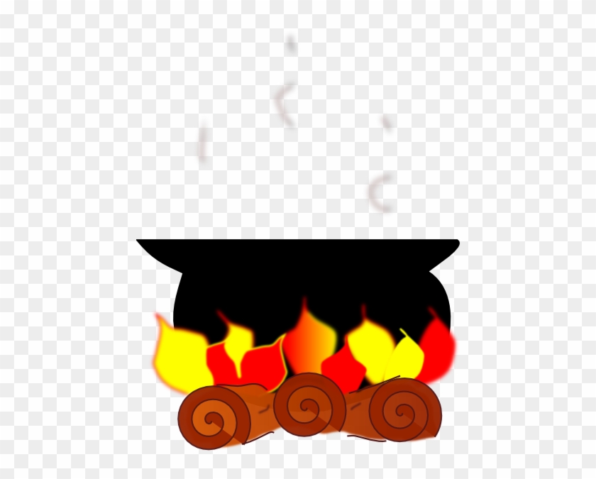 Com Cooking Pot On Fire - Cooking Pot On Fire Clipart #8588