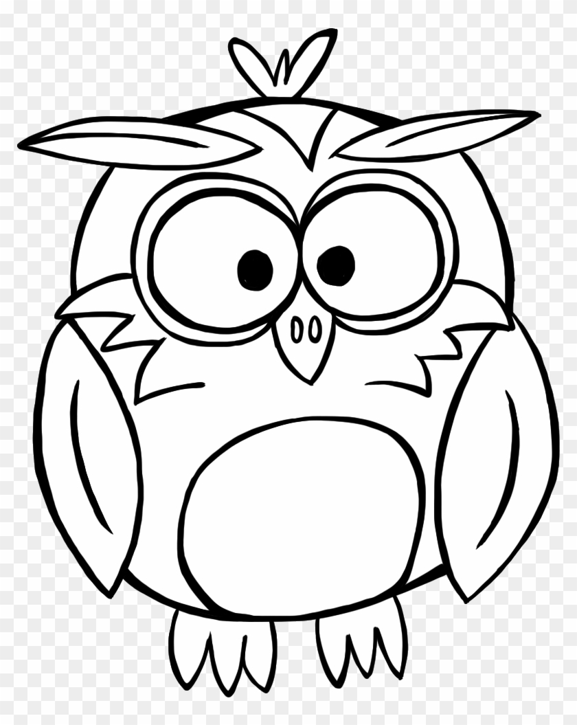 Cute Owl Black And White Dromgjf Top - Fall Clip Art Black And White #8598