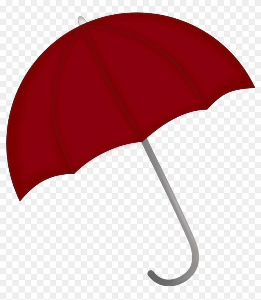 Clip Art Umbrella With Rain - Portrait Of A Man #8652