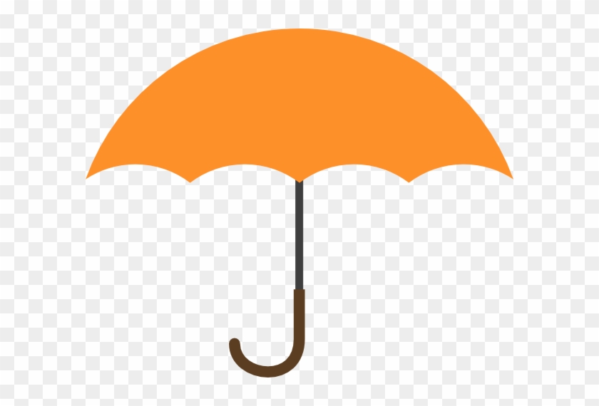 Umbrella Clip Art Orange #8687