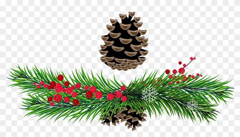 Christmas Pine Cone Clipart - Christmas Pine Cone Clipart #98