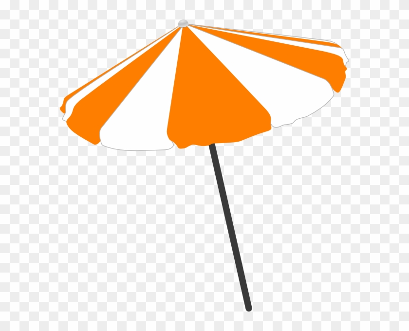 Beach Umbrella Clip Art - Beach Umbrella Vector Free #8739