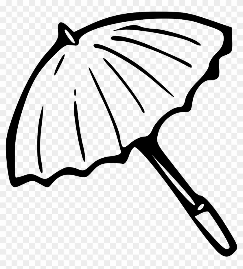 Umbrella Black And White Beach Umbrella Clipart Black - Gilmore Girls, You Jump I Jump Mugs #8749