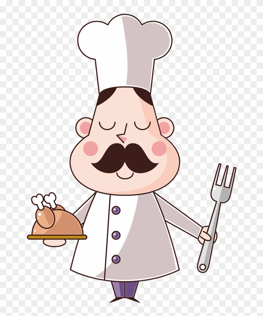 Cozinheiros - Free Download Clipart Cartoon Chef #8762