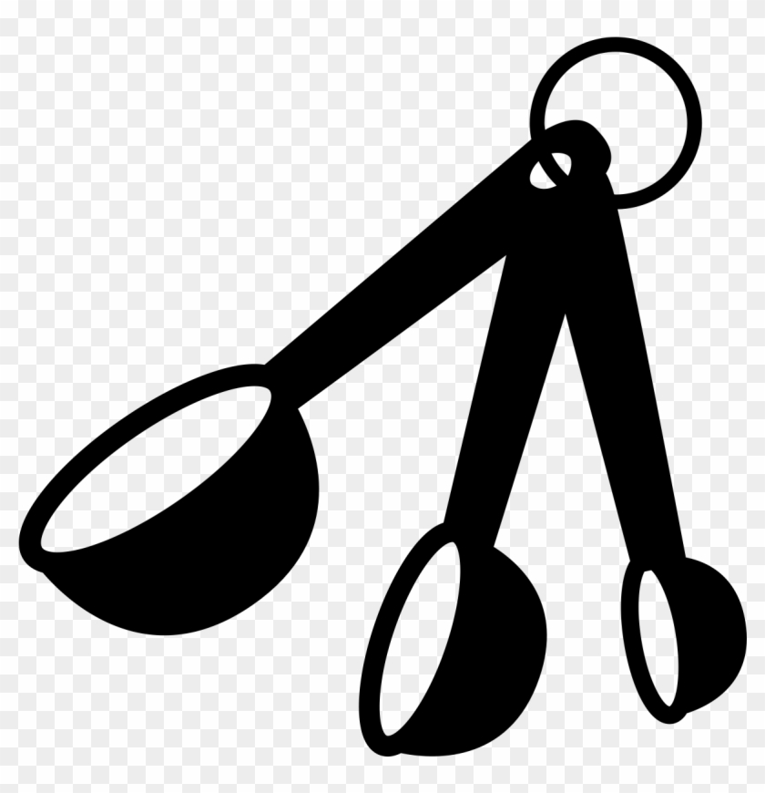 Measuring Spoon Measuring Cup Teaspoon Clip Art - Measuring Spoons Clipart #8809