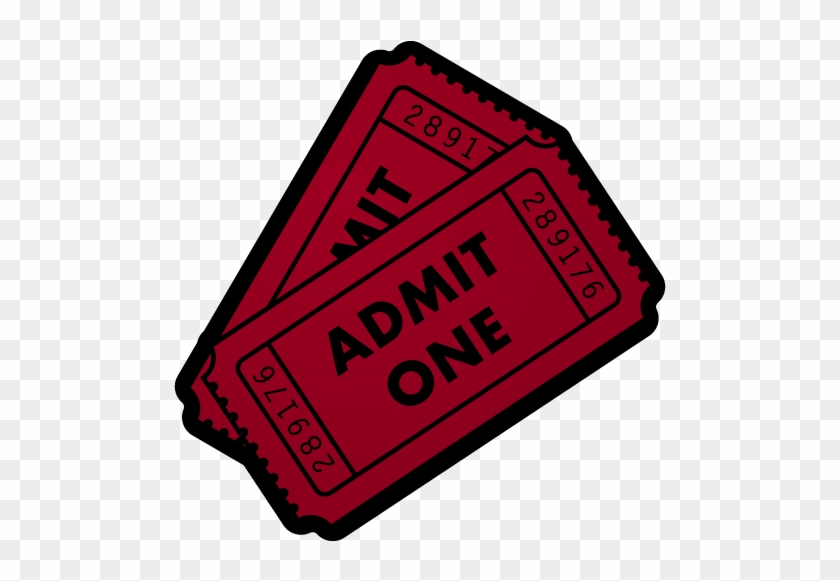 Ticket Clip Art Clipart - Admit One Vector #8855