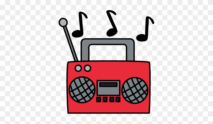Radio Clip Art Radio Clip Art Radio Cassette Player - Music Clipart Boom Box #8902