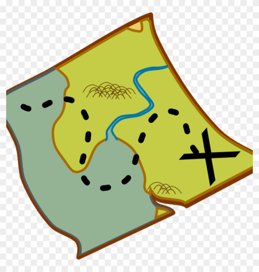 Treasure Map Clipart Treasure Map Clip Art At Clker - Treasure Map Clip Art #9024