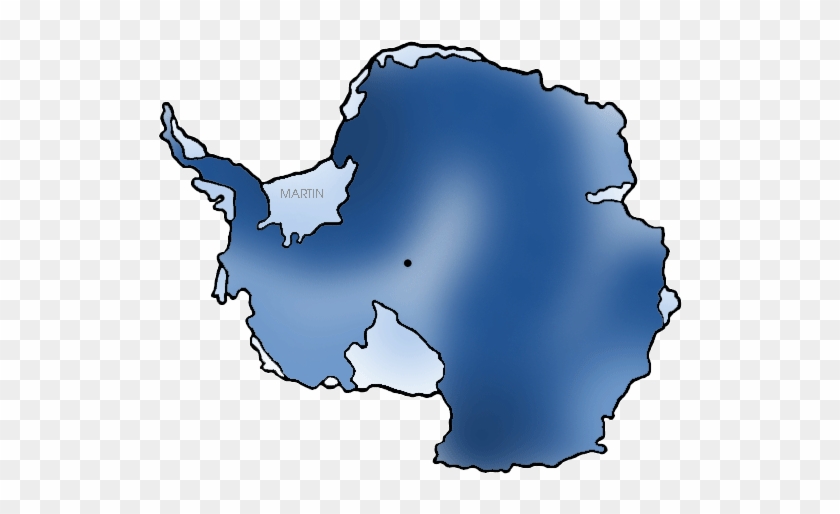 Antarctica Map - Antarctica Clip In Art #9040