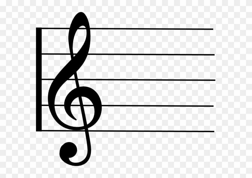 Music Staff Clip Art Musical Staff Clipart Clipart - Right Hand Music Note #9054