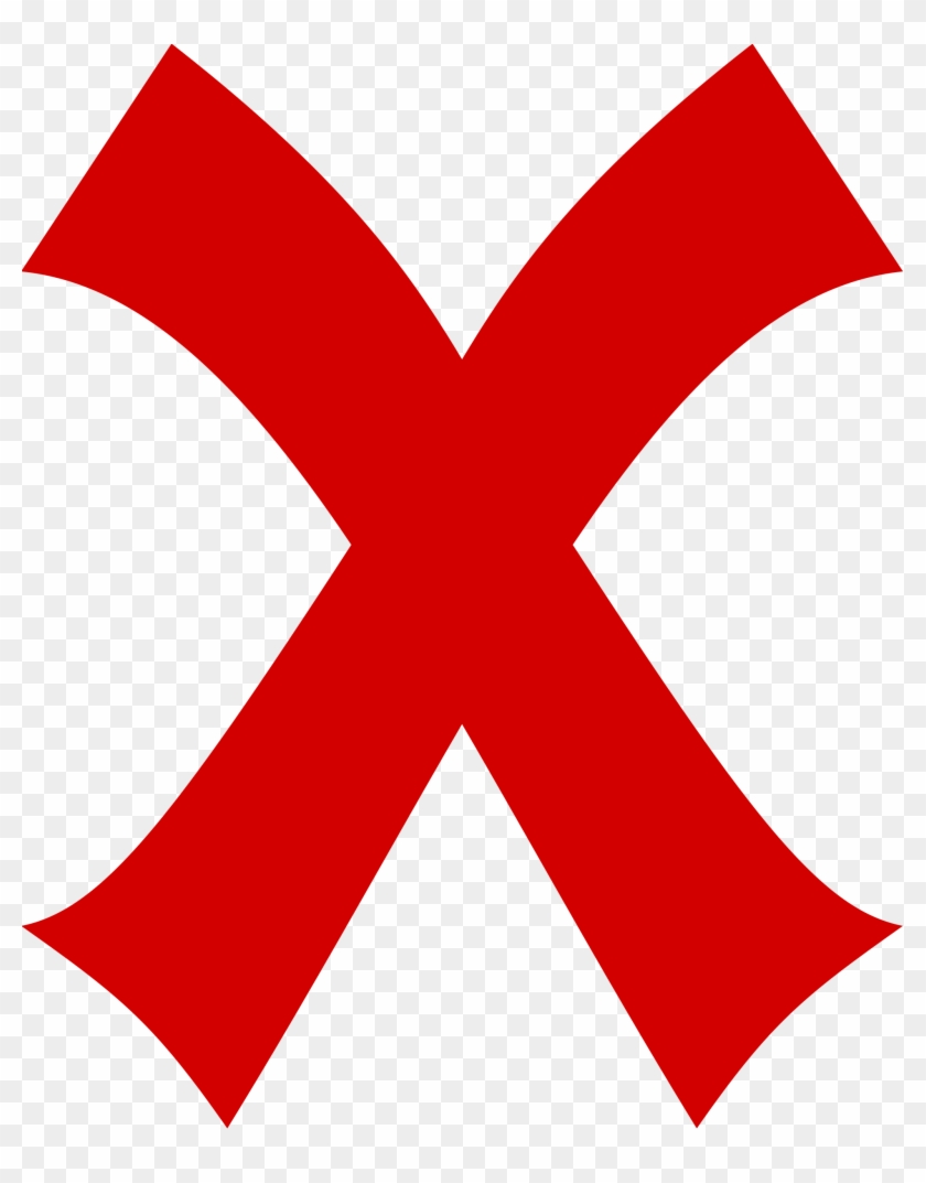 Clip Art X Medium Size - X Marks The Spot Clipart #9126