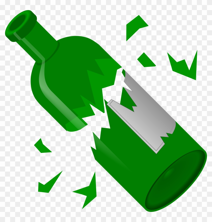 Broken Clip Art Free Clipart Broken Bottle Qubodup - Broken Bottle Clip Art #9161