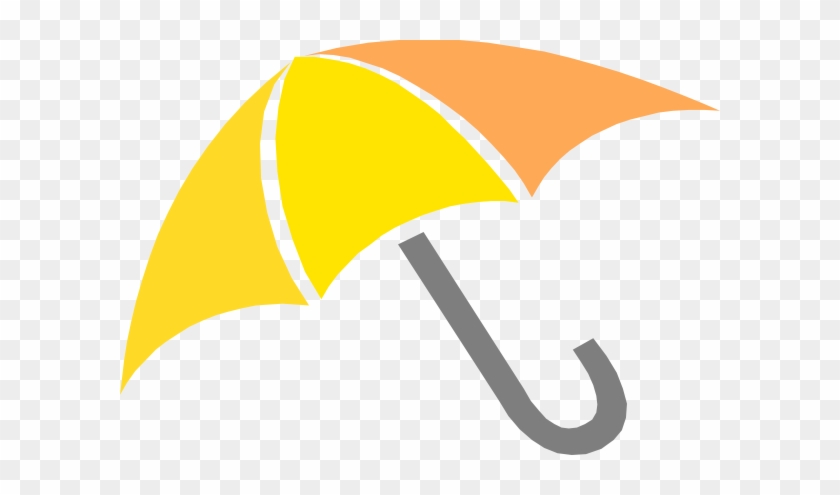 Yellow Umbrella Clip Art At Clker - Pink Umbrella Clip Art #9177